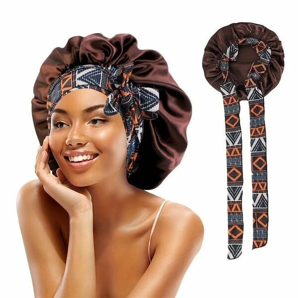 Bonnet en satin pour cheveux