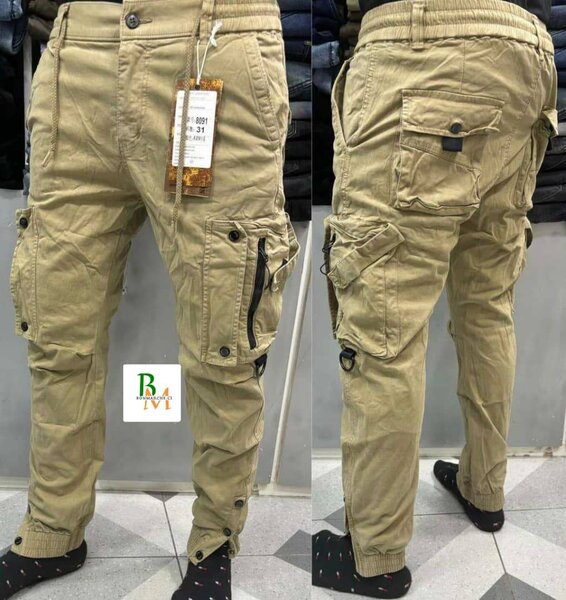 Pantalon cargo homme multi-poches