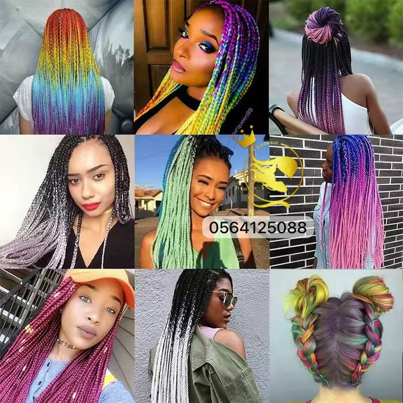 Tresses Colorées Synthétiques