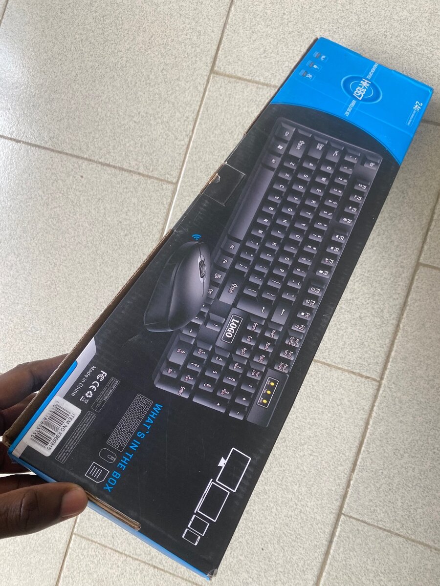 Clavier sans fil avec souris