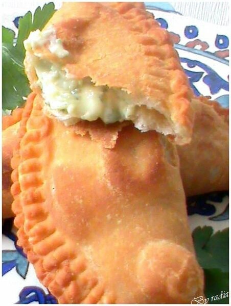 Pastel garnis au fromage..