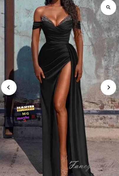 Robe soirée élégante noire