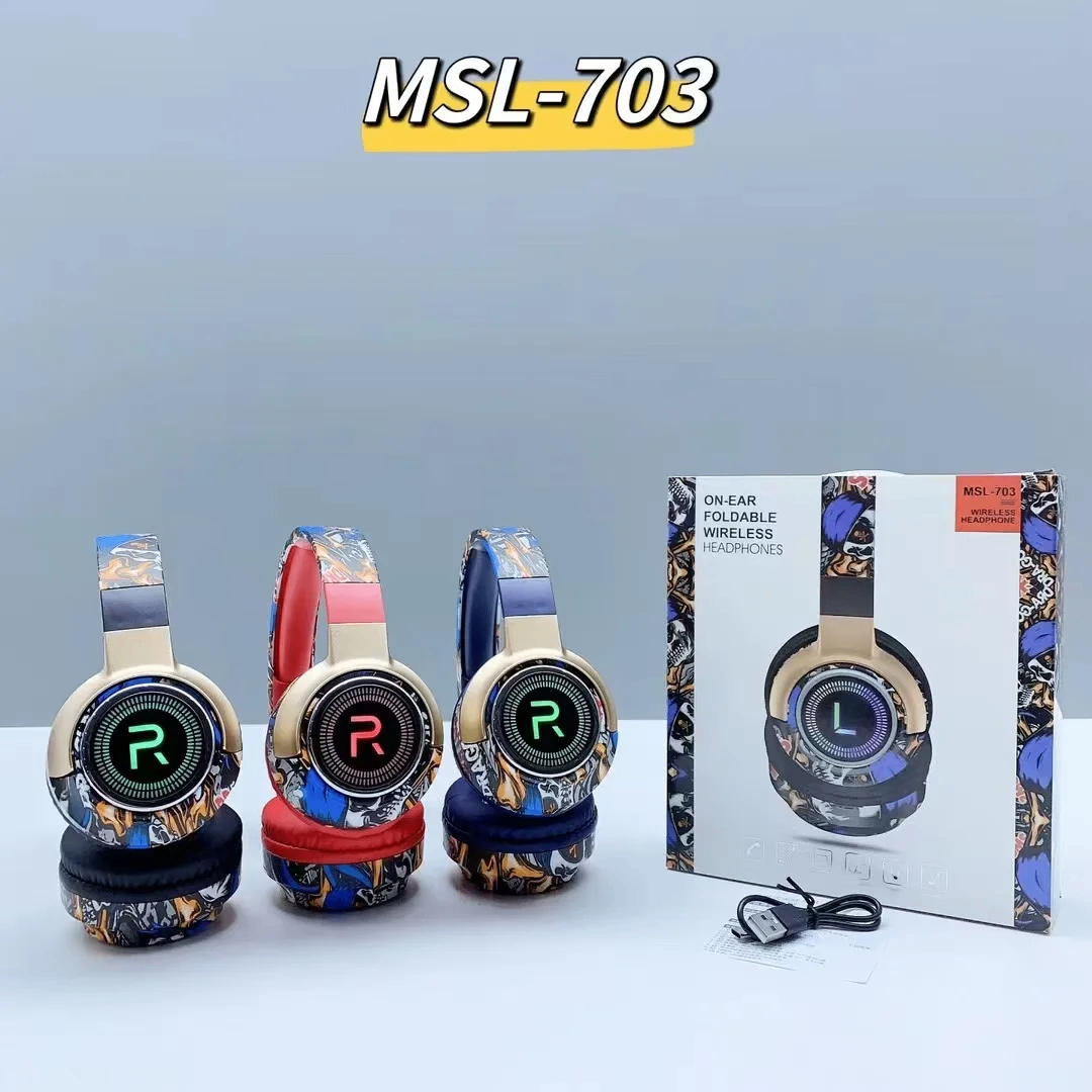 MSL-703 Casque Bluetooth Pliable