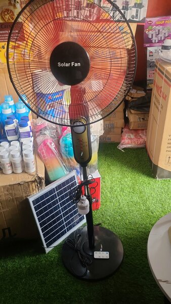 16inch rechargeable solar fan