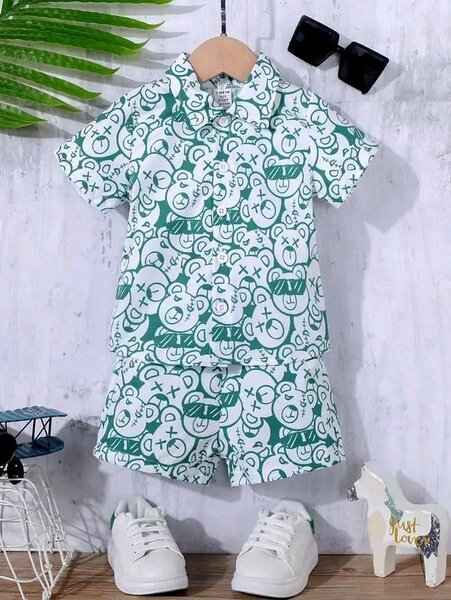 Ensemble été garçon imprimé