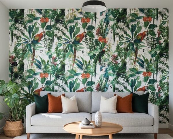 Papier peint tropical jungle