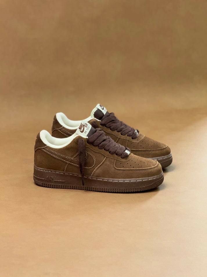 Brown AF1 Sneakers
