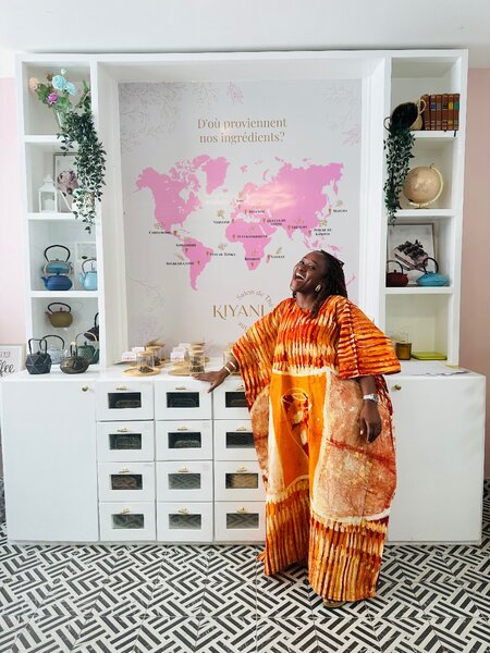 Vibrant African Kaftan Dress