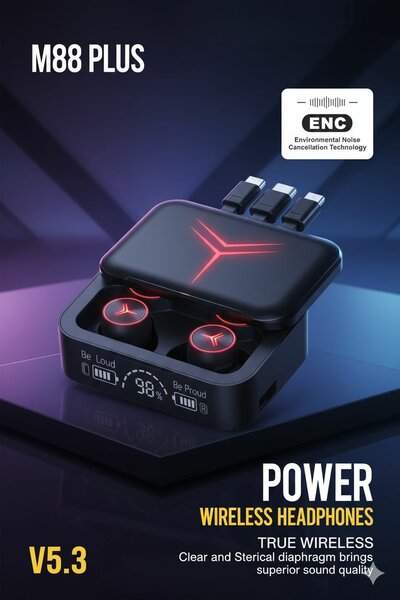 Écouteurs Sans Fil M88 Plus