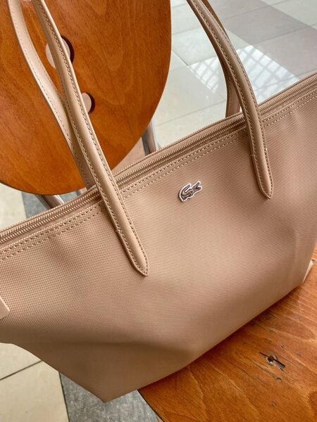 Sac cabas Lacoste beige