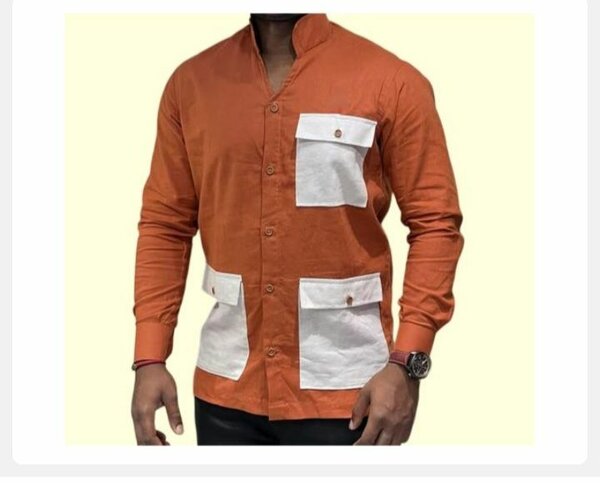 Chemise Homme Bicolore Élégante