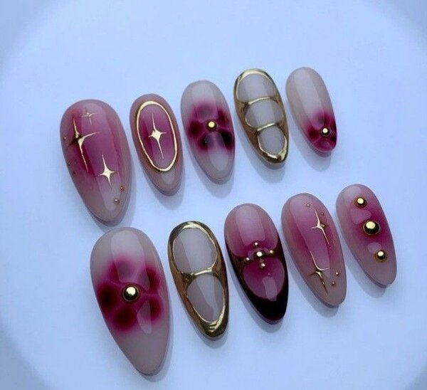 Ongles décoratifs art luxueux