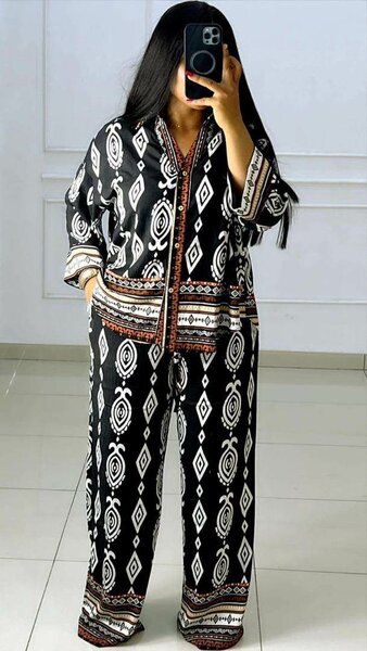 Pyjama imprimé ethnique