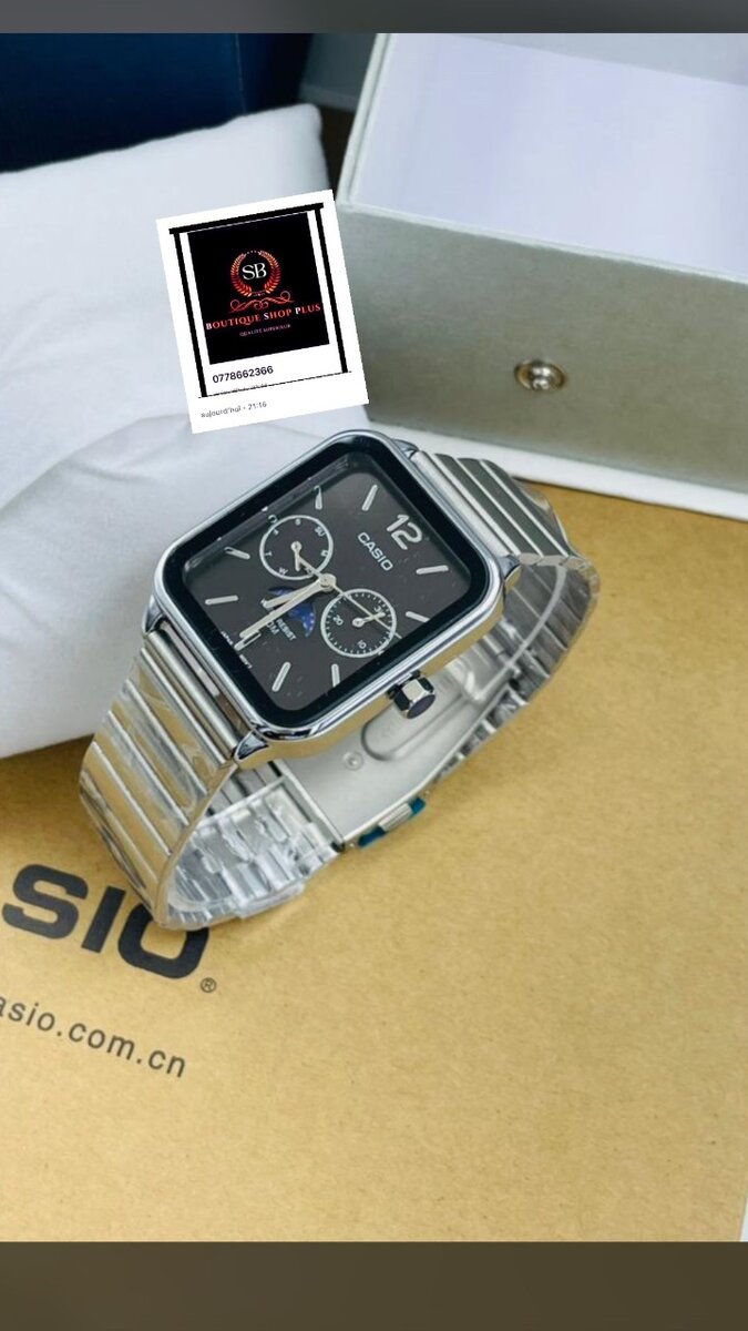 Montre Casio  authentique avec sa boîte