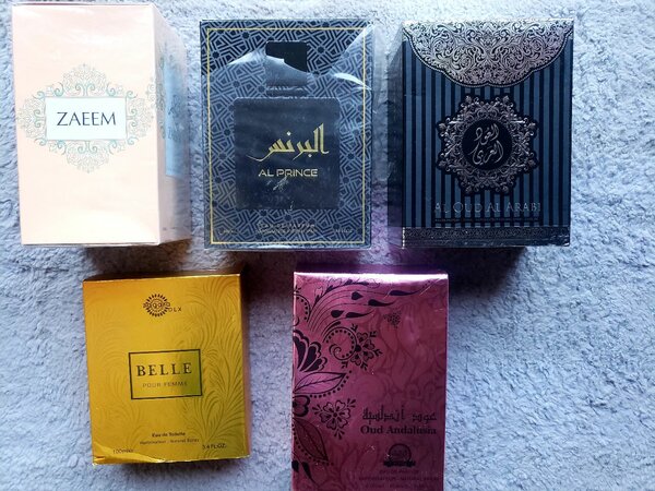 Arabic perfumes  price range k90 to k300