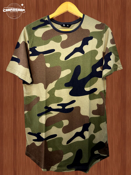 T-shirt treillis ample homme