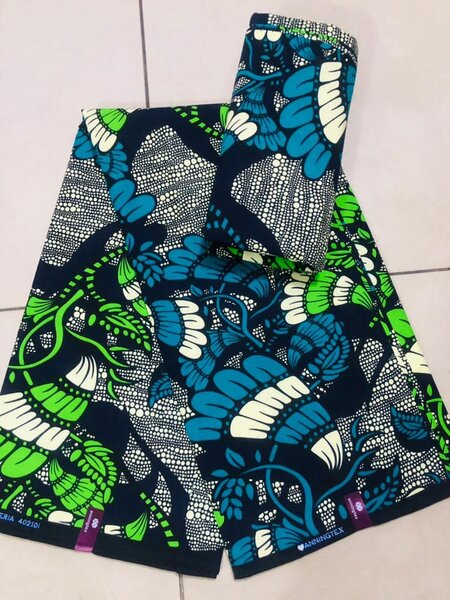 Tissu vert gris bleu