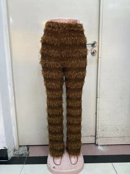 Pantalon fantaisie texturé