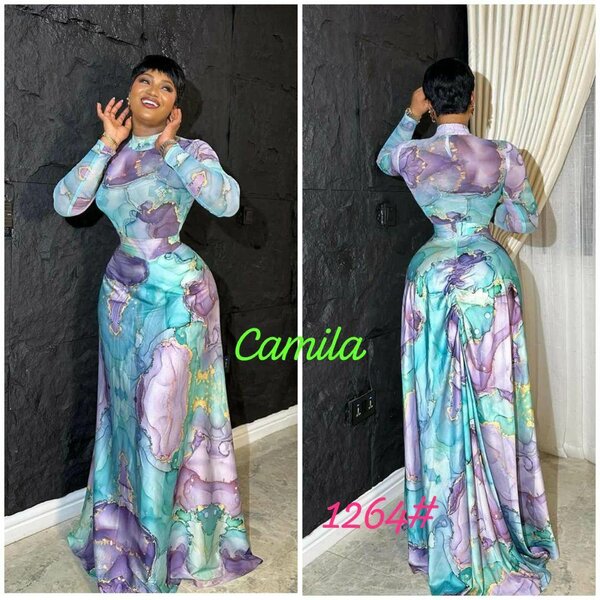 Ensemble jupe imprimée Femme