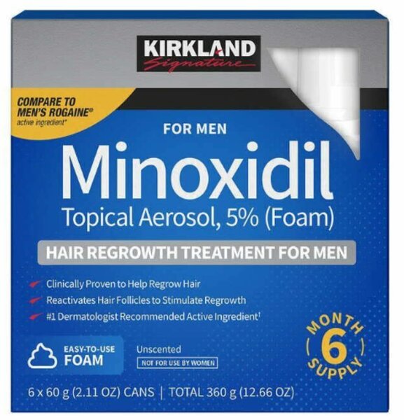 KIRKLAND MINOXIDIL FOAM (6pcs)