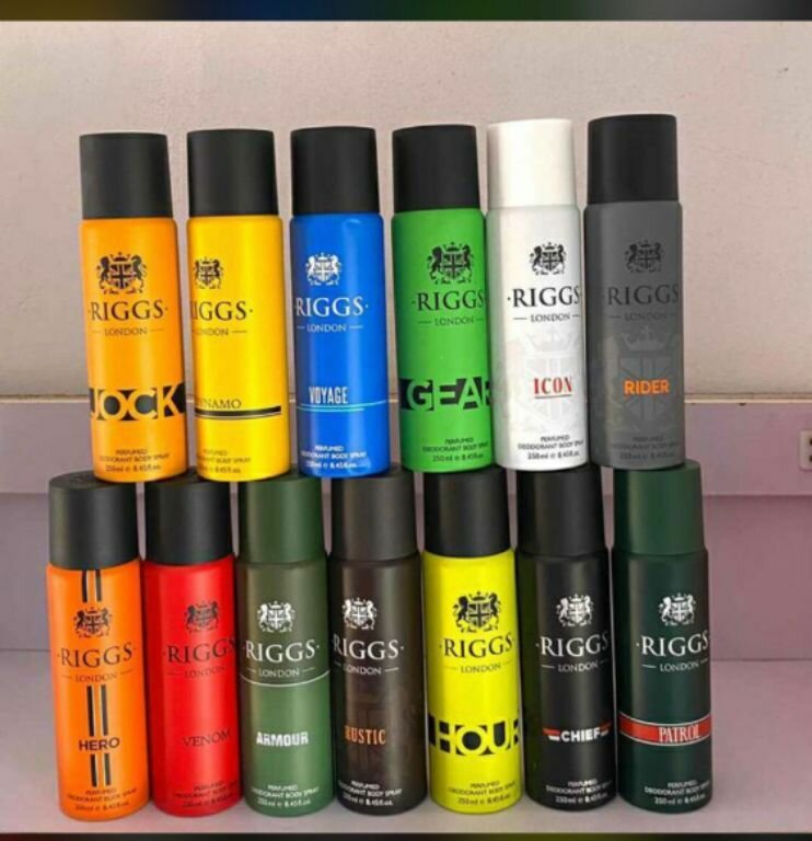 Riggs body spray