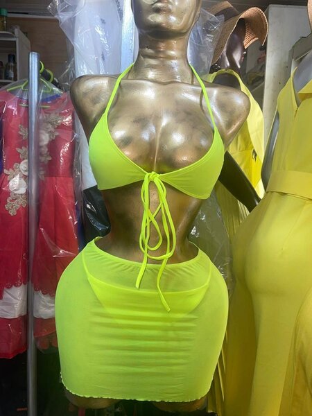 Ensemble Bikini Néon Femme