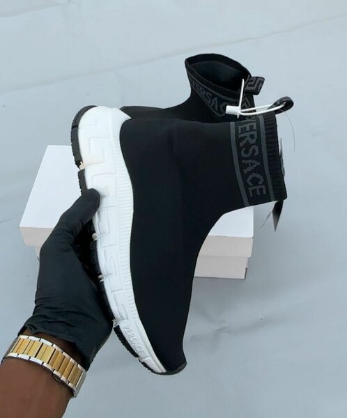 Baskets montantes en maille