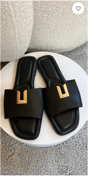 Carelle black slipper