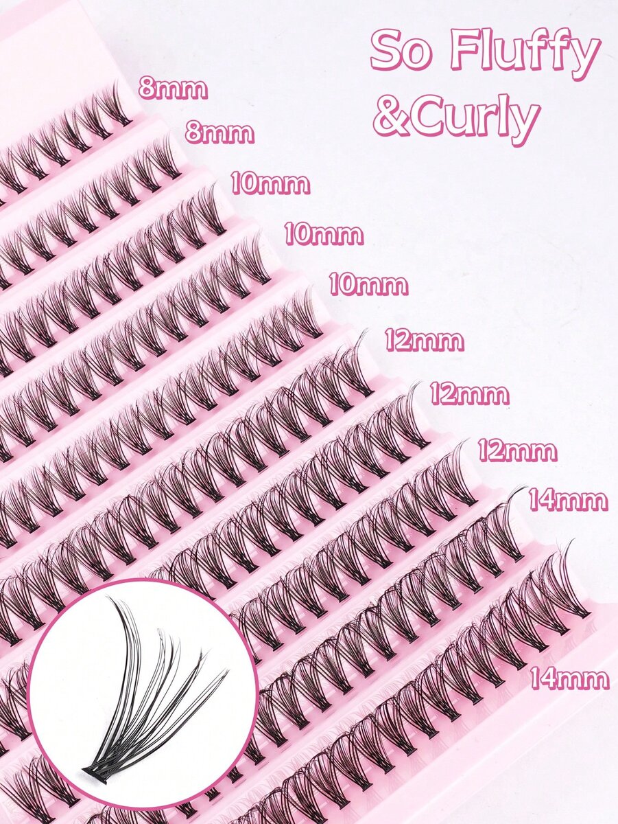 Faux cils volumineux 160 pcs