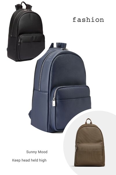 Sac à dos en cuir élégant