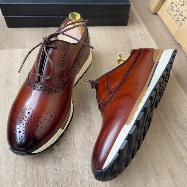 Chaussures Derby en cuir élégantes