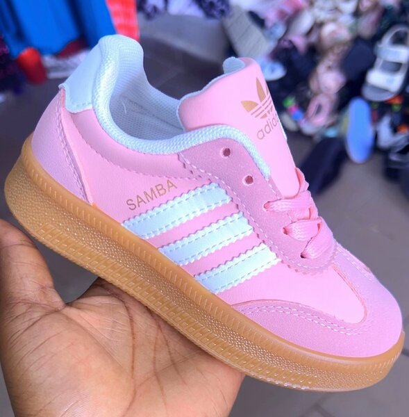 Baskets Bébé Roses Samba