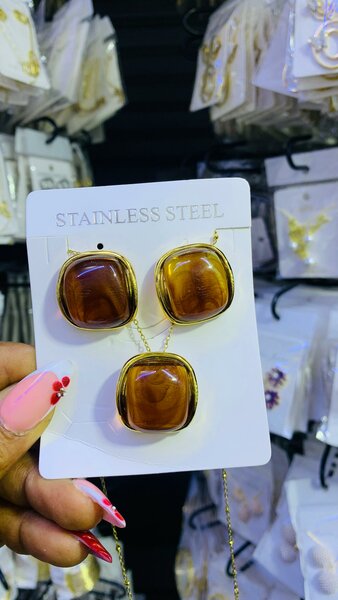 Boucles d'oreilles acier inoxydable