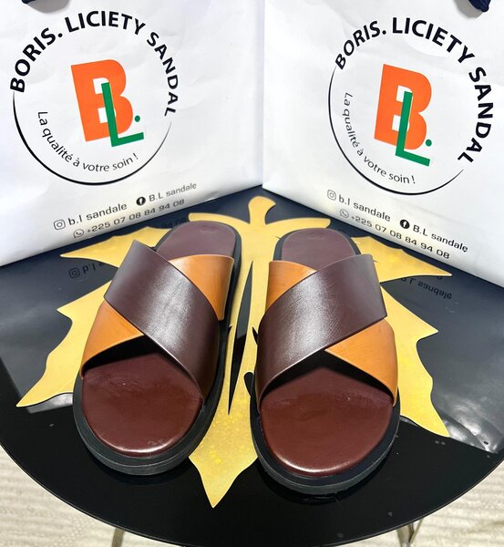 Sandales Homme Élégantes en Cuir