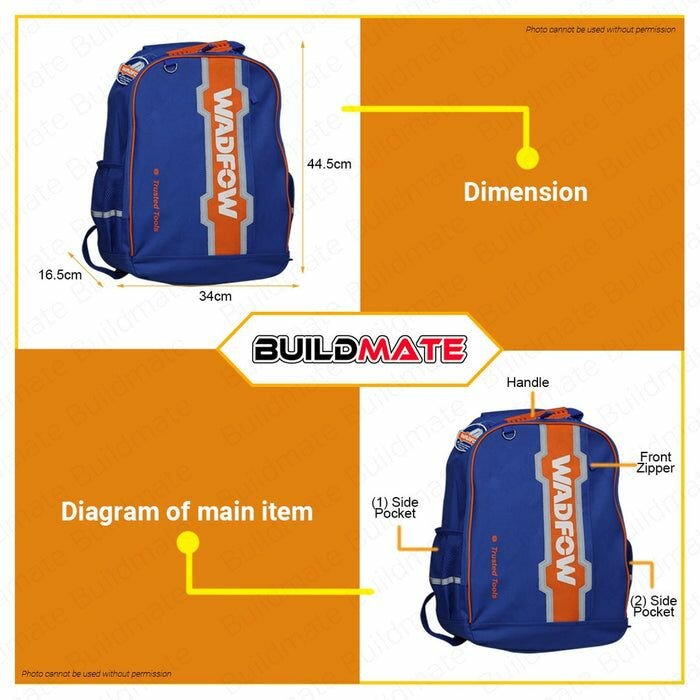 Sac à dos pour outils WADFOW