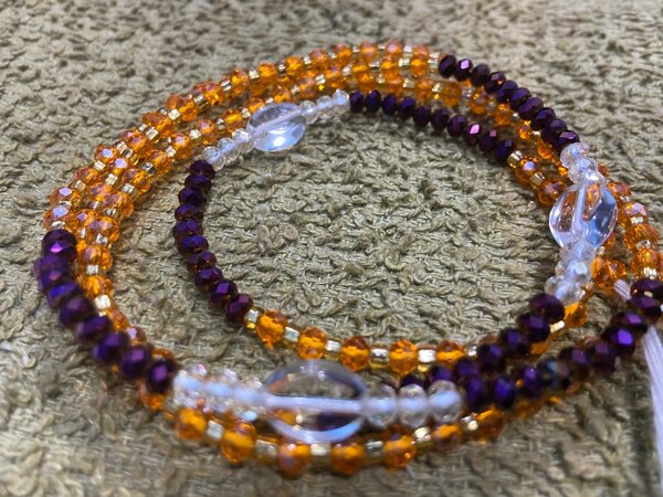 Colorful crystal beads