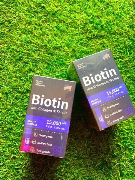 Biotin and keratin with Collagen