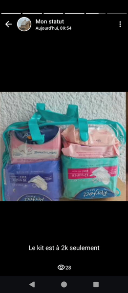 Kit Serviettes Hygiéniques