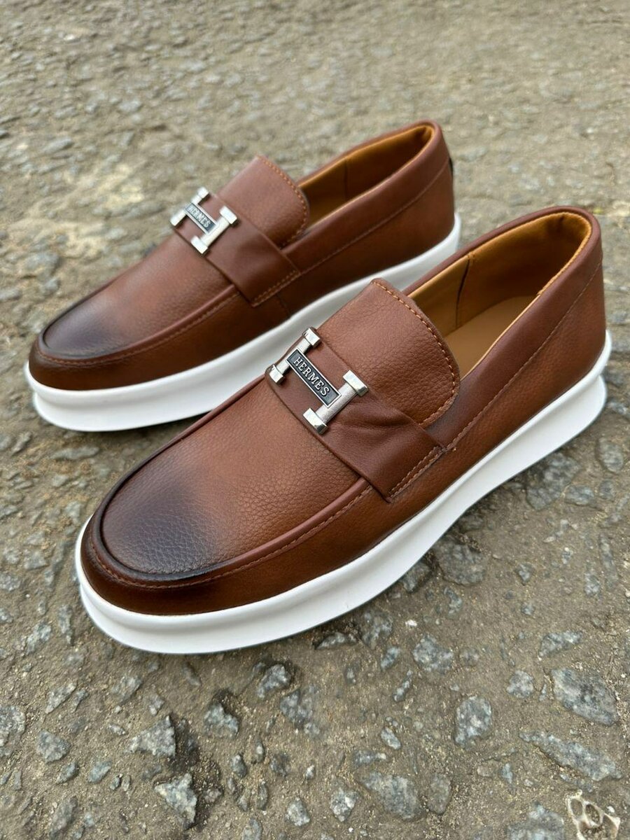 Mocassins en cuir élégants