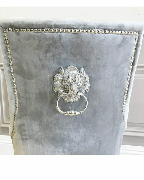 dining chair lion head knockers