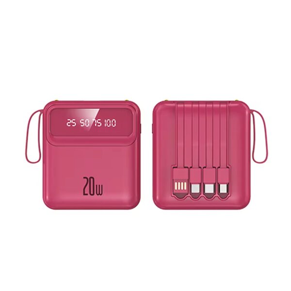 Chargeur Portable 20W Multi-Câbles