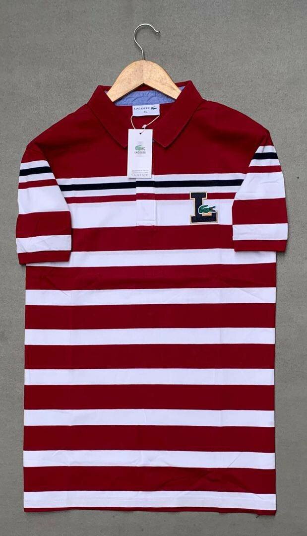 Polo rayé pour hommes