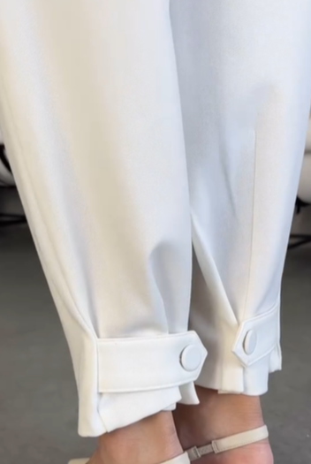 Стильные классические брюки от ZARA белые