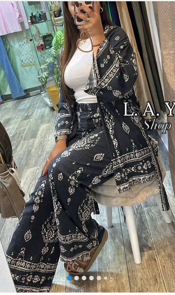 Set kimono et pantalon bohème