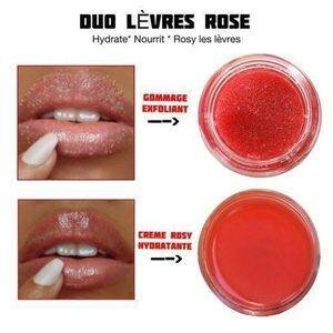 Duo Lèvres Rose Exfoliant