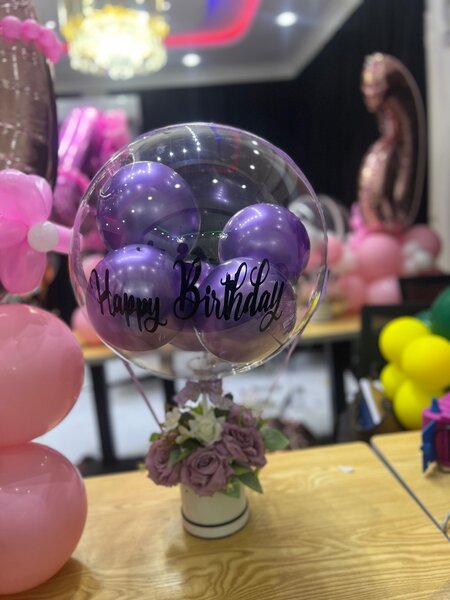 Balloon flower bouquet