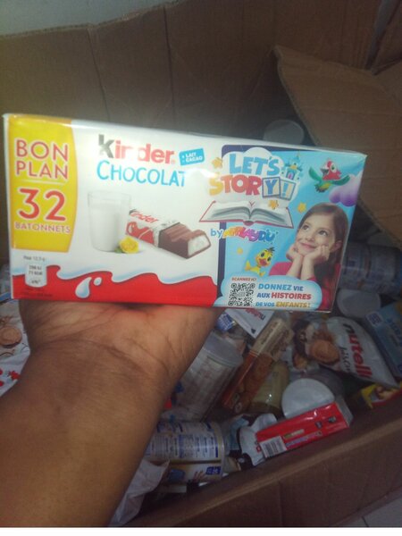 Kinder Chocolat 32 Bâtonnets