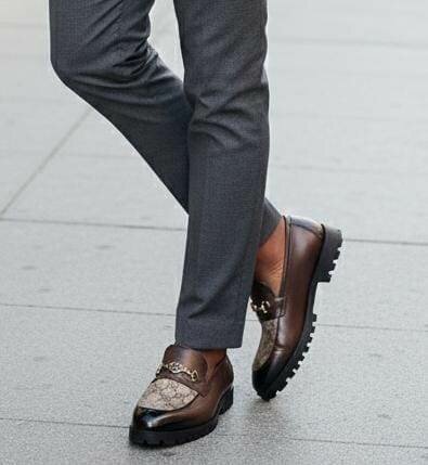 Mocassins élégants en cuir