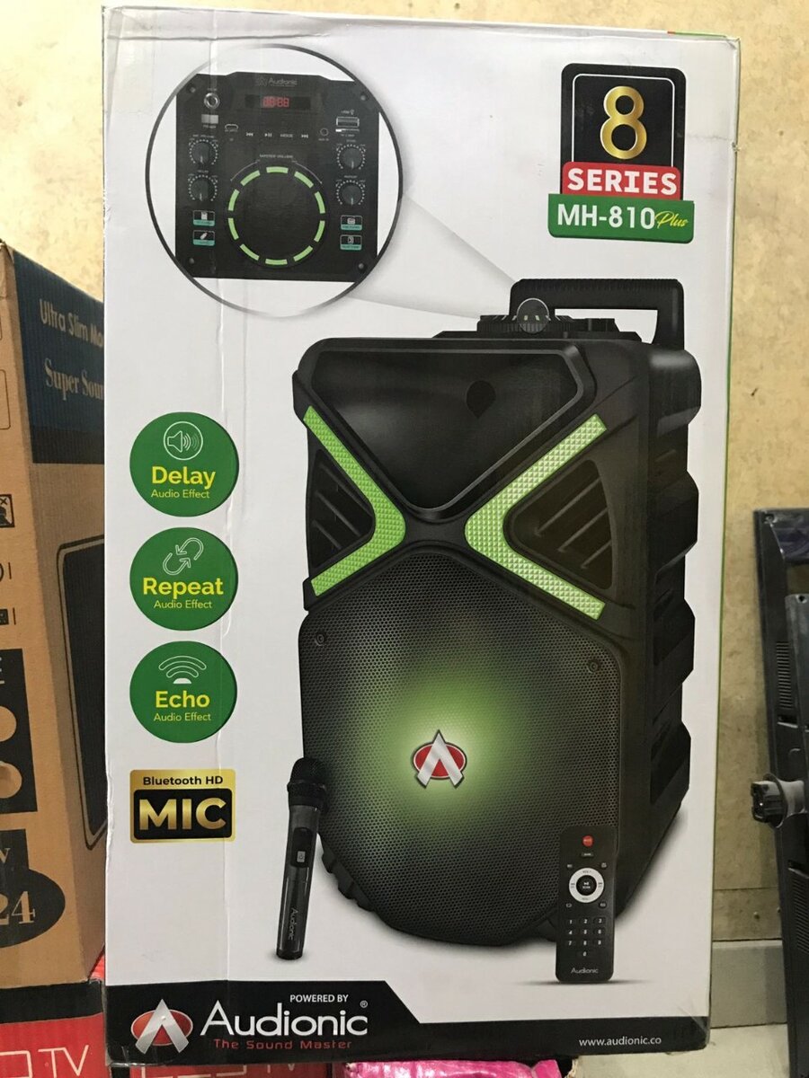 Audionic MH810 speaker/ Bluetooth with wireless mic speaker