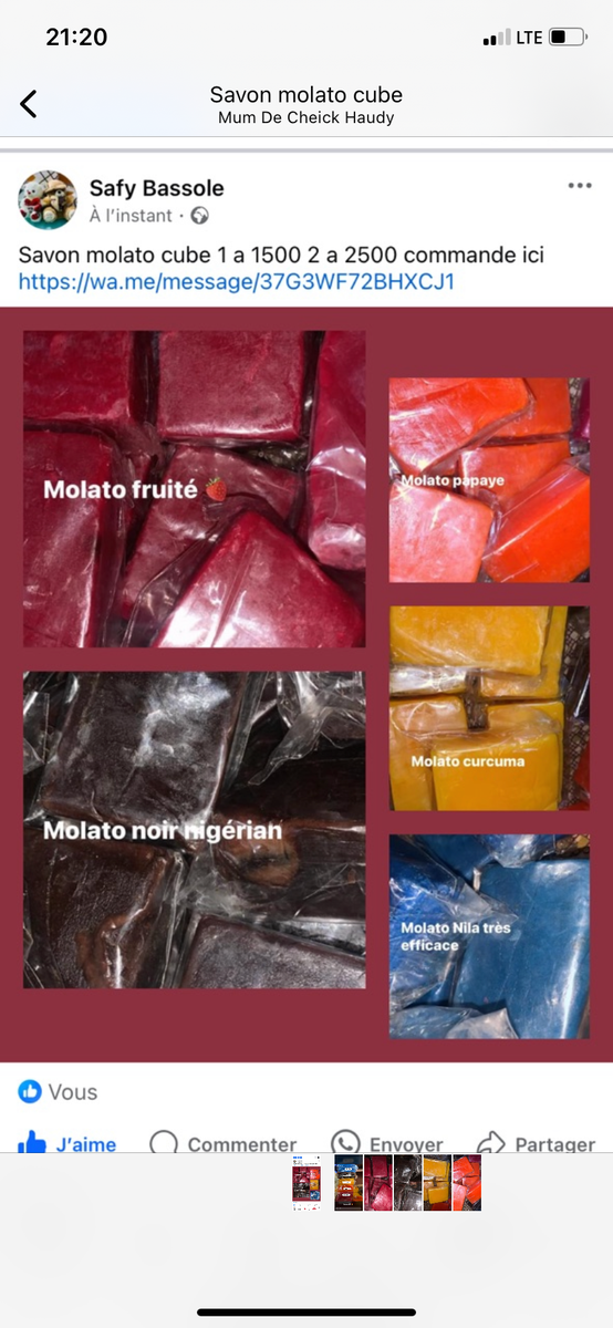 Savon Molato Couleurs Vives